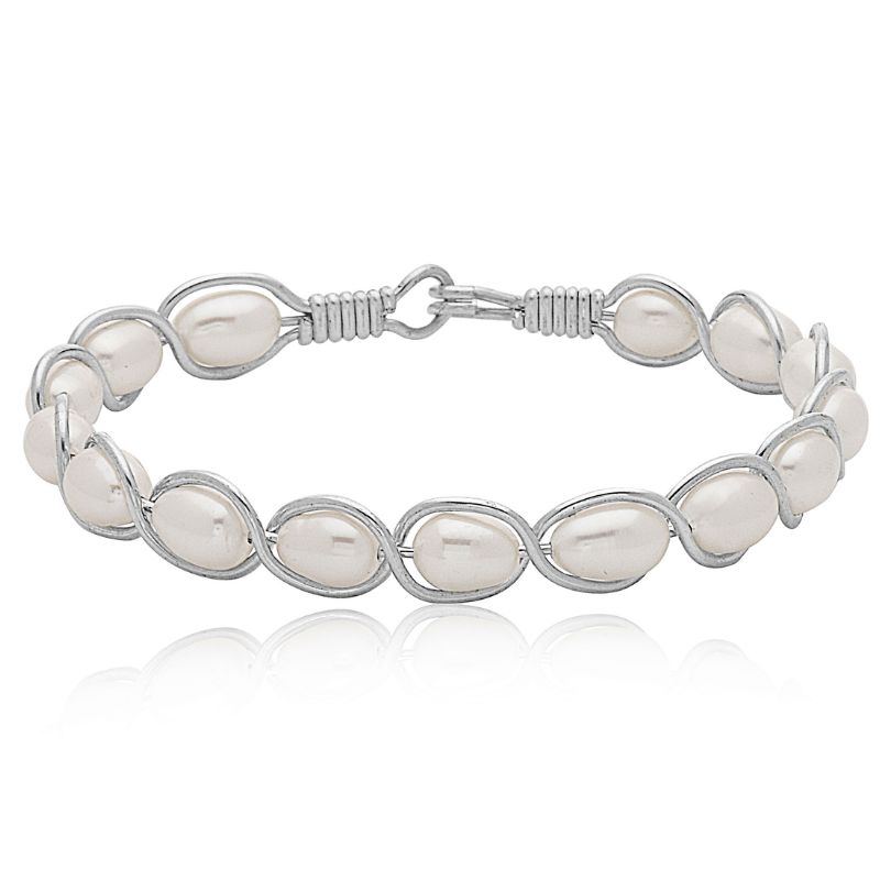 Natural Charm Bracelet Silver